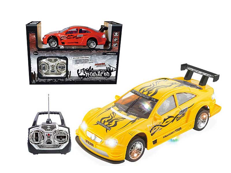 1:18 R/C Racing Car 4Ways W/L(2C) toys