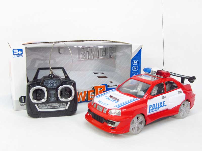 1:20 R/C Police Car 4Ways W/L_M(2C) toys