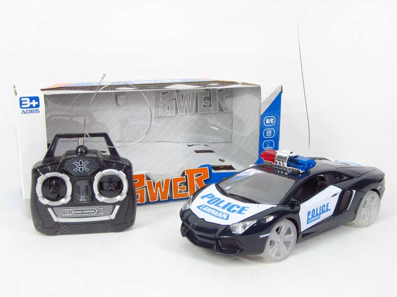 1:20 R/C Police Car 4Ways W/L_M(2C) toys