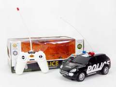 R/C Police 4Way Car W/L toys