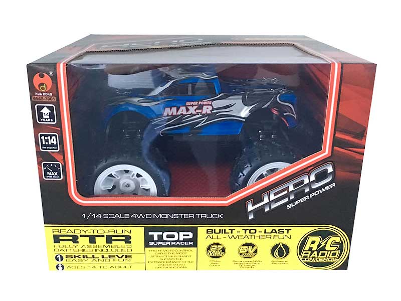 1:14 R/C Cross-country Car 4Ways W/Charge toys