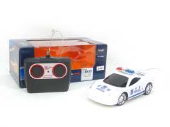 1:28 R/C Police Car 4Ways toys