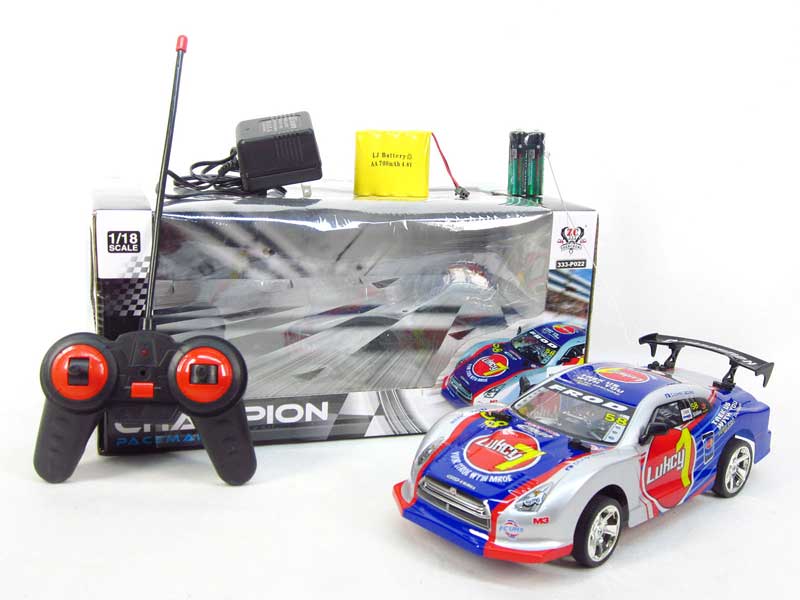 4CH R/C Car w.charger（PVC Cover) toys