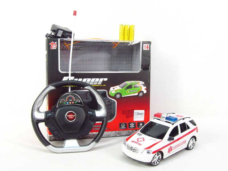 1:18 R/C Police Car 4Ways W/L_Charge toys