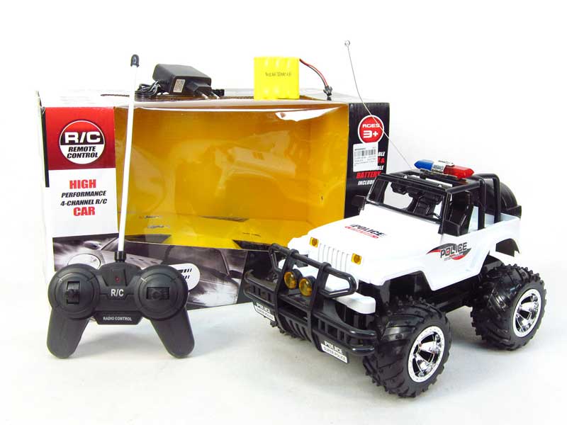 R/C Cross-country Police Car 4Ways W/L_S_Charge toys