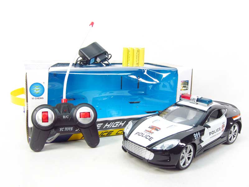；:14 R/C Police Car 4Ways W/L toys
