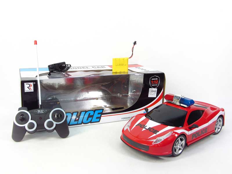 1:12 R/C Police Car W/Charge(2C) toys
