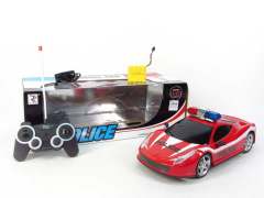 1:12 R/C Police Car W/Charge(2C)