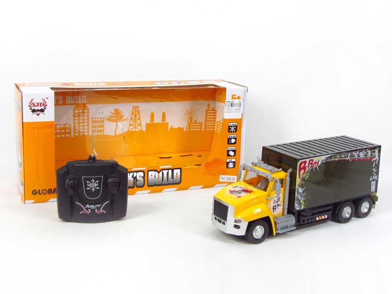 R/C Container Truck 4Ways W/L_M(2C) toys