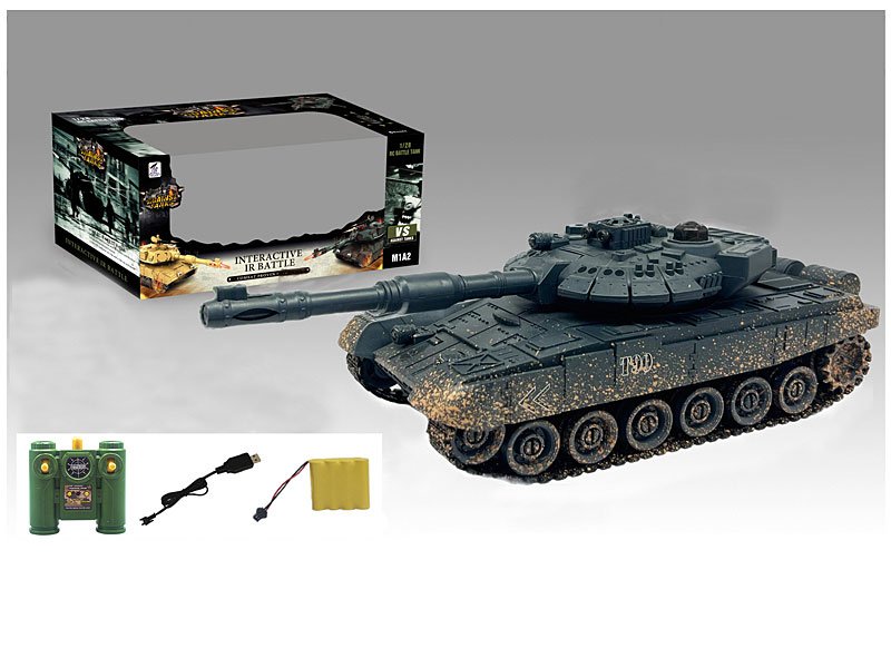 1:28 R/C Tank 9Ways W/Charge toys
