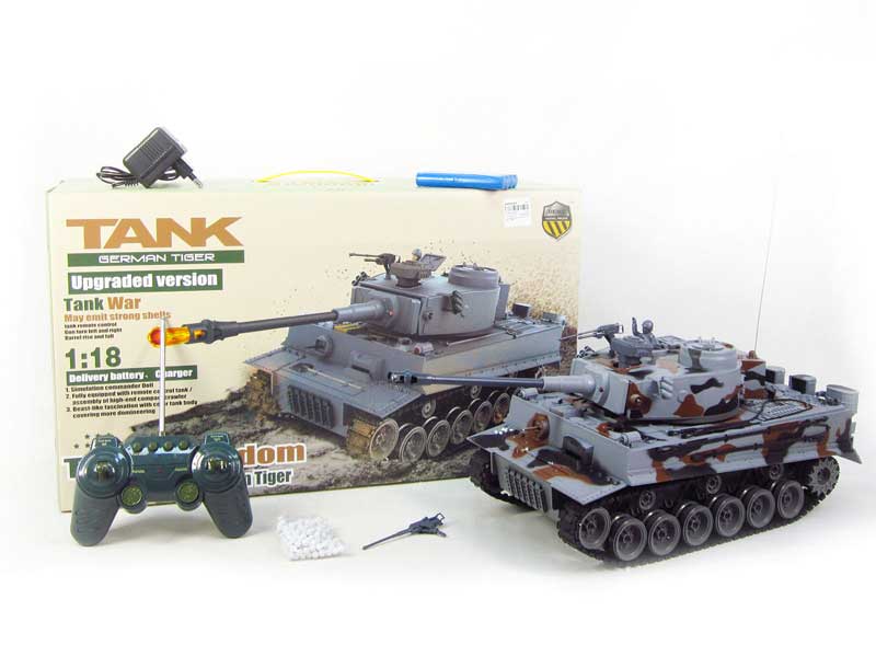 1:18 R/C Tank W/L_M toys
