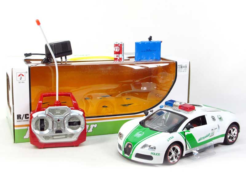 R/C Police Car 5Ways W/Charge toys