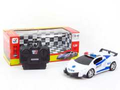 1:20 R/C Police Car 4Way W/L toys