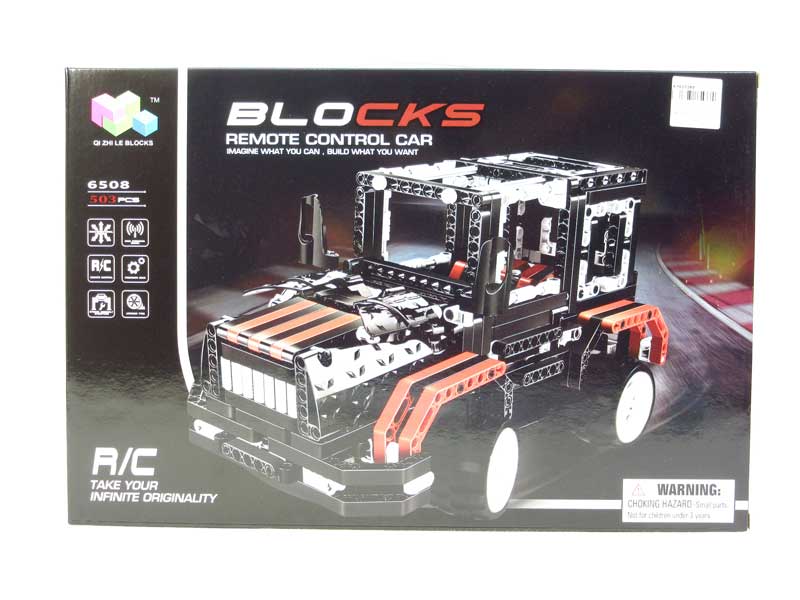R/C Blocks Car 4Ways W/Charge toys