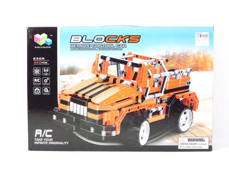 R/C Blocks Car 4Ways W/Charge toys