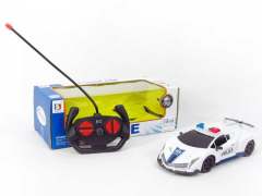 1:22 R/C Police Car 4Way Car  W/L toys
