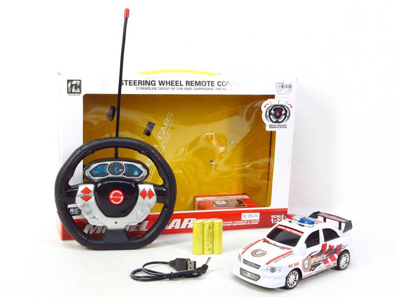 1:22 R/C Police Car W/L_Charge toys