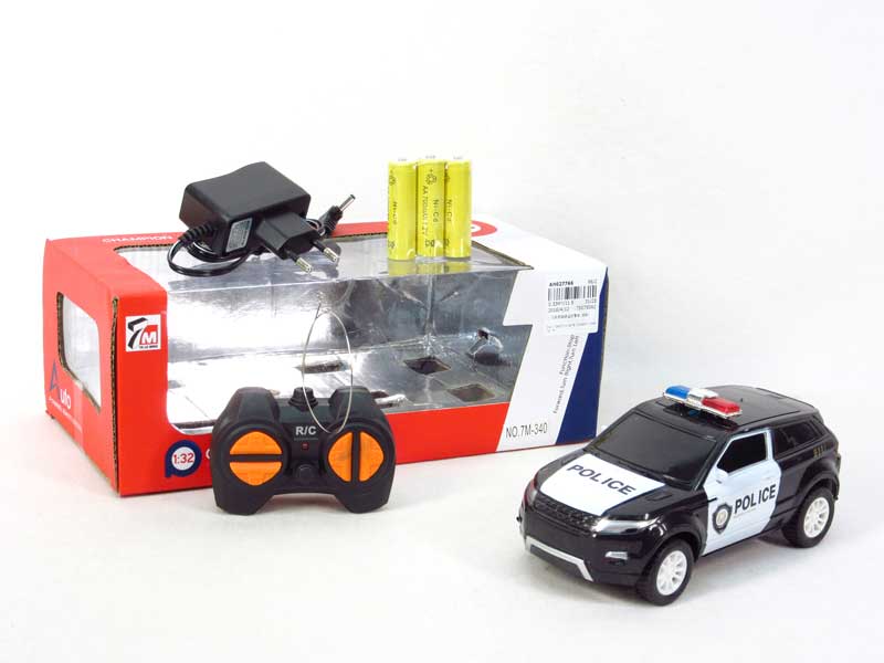 1:32 R/C Police Car 4Ways W/Charger toys
