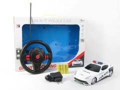 R/C Police Car 4Way W/L_Charge toys