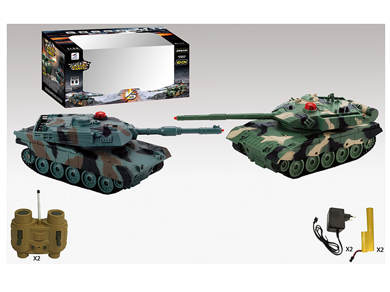 1:32 R/C Tank 10Ways W/Charge(2in1) toys