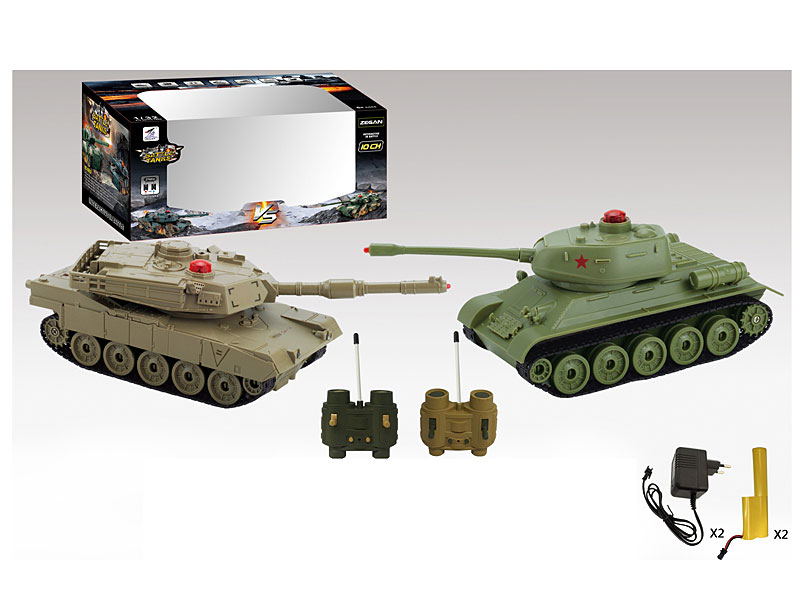 1:32 R/C Tank 10Ways W/Charge(2in1) toys