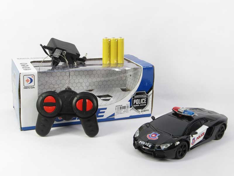 1:24 R/C Police Car W/L_Charge(4S) toys