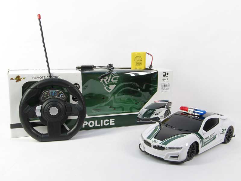 1:16 R/C Police Car W/L_Charge toys