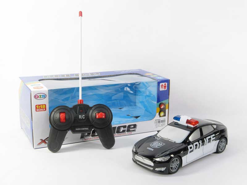1:18 R/C Police Car 4Ways W/L_S(2C) toys