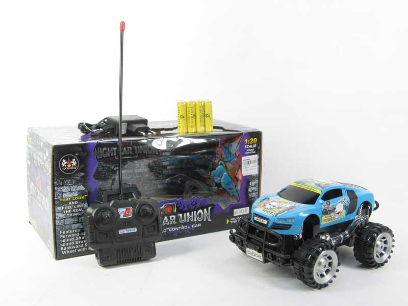 1:20 R/C Cross-country Racing Car 4Ways W/Charge toys