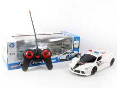 1:16 R/C Police Car 4Ways W/L toys