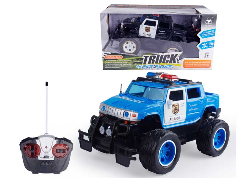 1:16 R/C Cross-country Police Car 4Ways(2C) toys