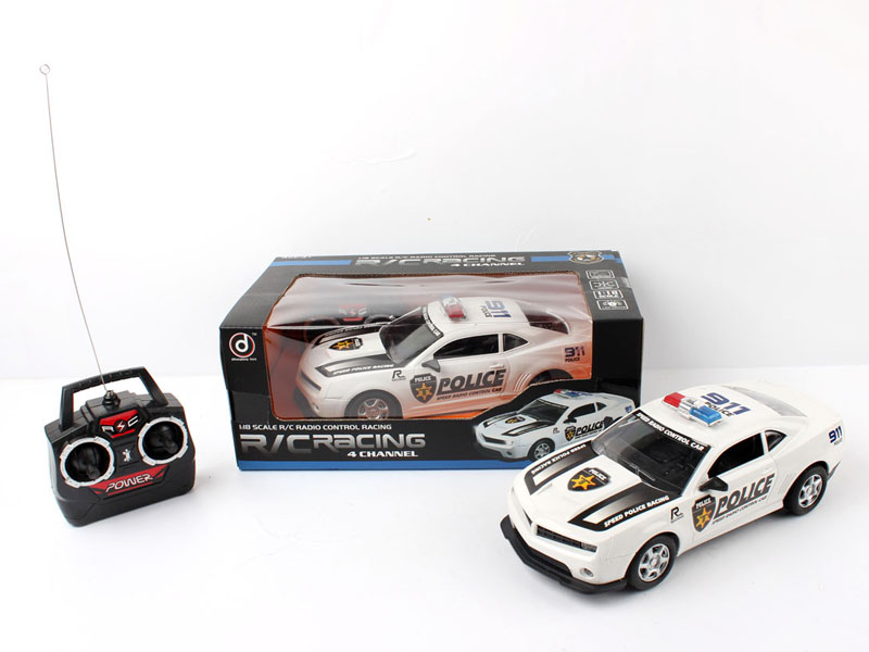 1:18 R/C Police Car 4Way W/L toys