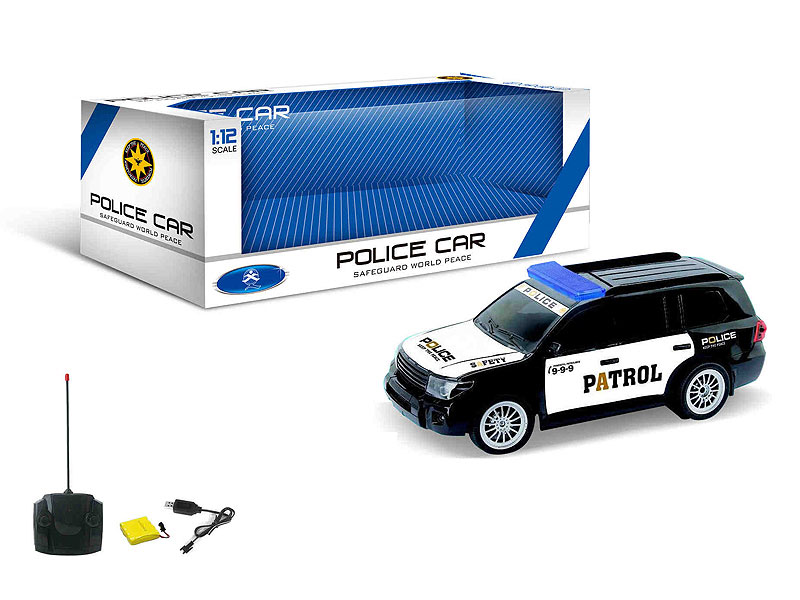 1:12 R/C Police Car W/L_S_Charge toys