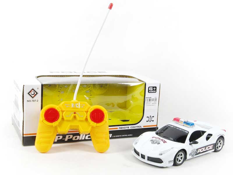 1:20 R/C Police Car 4Way W/L toys
