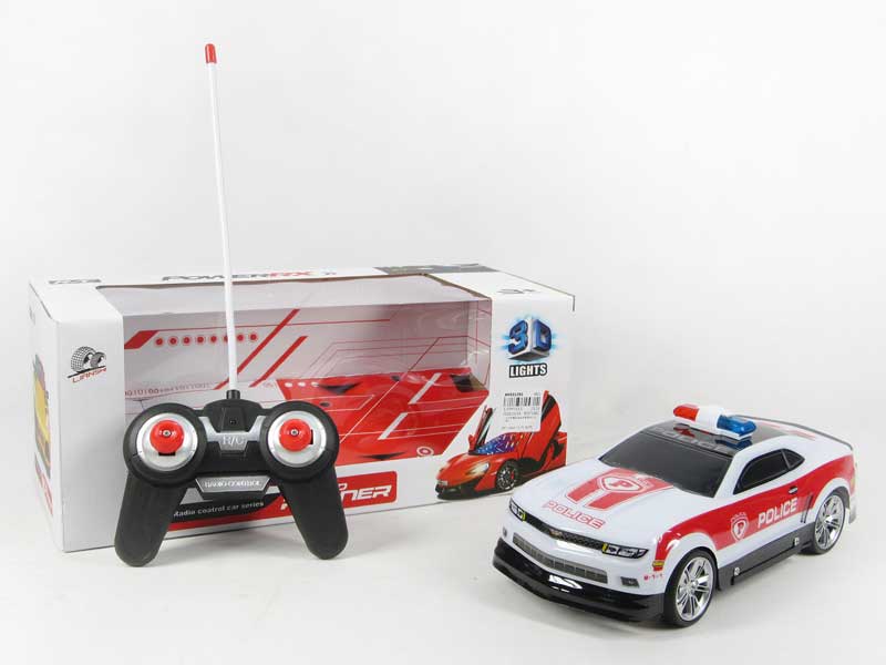 1:18 R/C Police Car 4Ways W/L(2C) toys