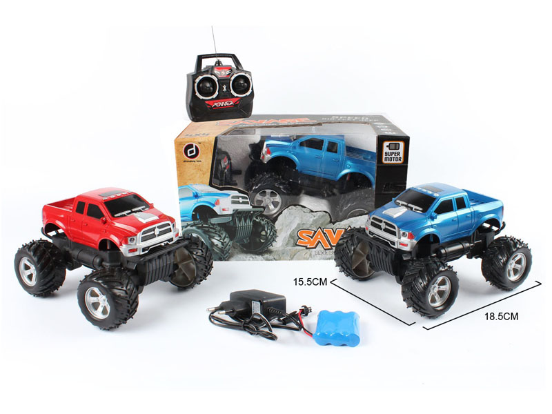 1:20 R/C Cross-country Car 4Ways W/L_Charge toys