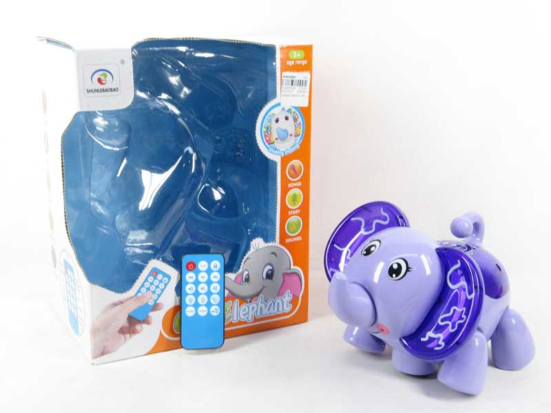 R/C Elephant W/L(2C) toys