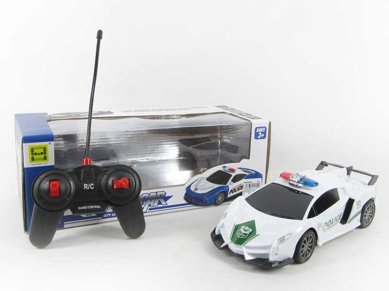 1:16 R/C Police Car 4Way W/L toys