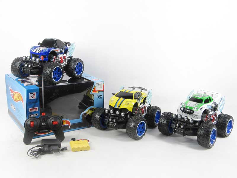 1:18 R/C Car 4Ways W/Charge(3S9C) toys