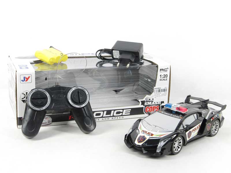 1:20 R/C Police Car 4Ways W/Charge toys