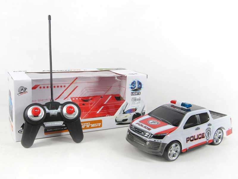 1:18 R/C Police Car 2Ways W/L(2C) toys