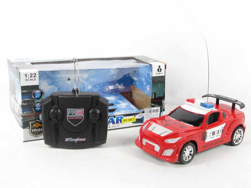 1:22 R/C Police Car 4Ways(2C) toys