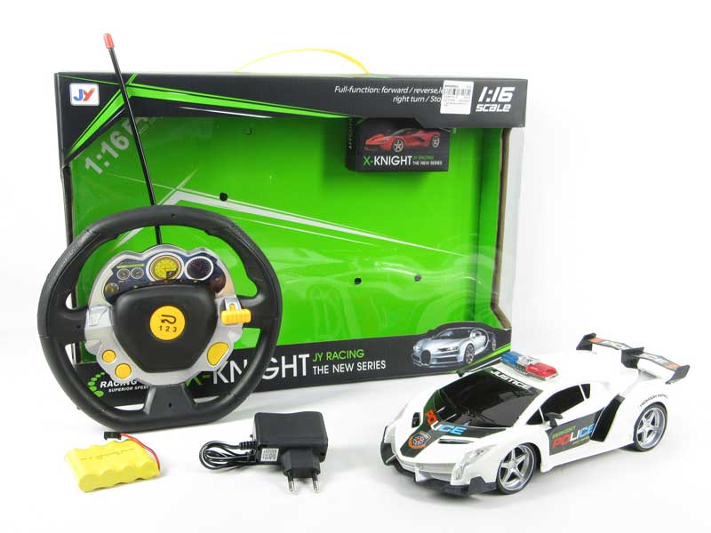 1:16 R/C Police Car 4Ways with Light_Charger toys