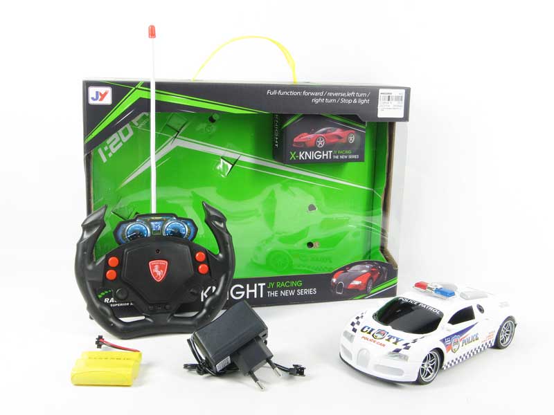 1:20 R/C Police Car 4Ways W/L_Charge toys