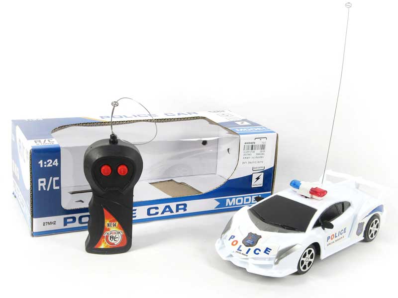 1:24 R/C Police Car 2Ways(2C) toys