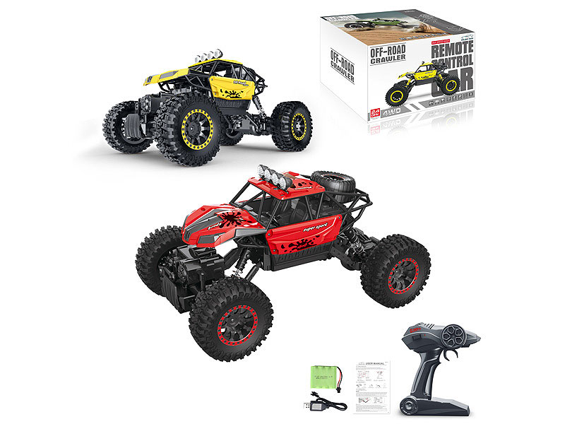 2.4G 1:18 R/C Cross-country Car 4Ways W/Charge(3C) toys