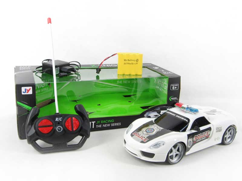 1:16 R/C Police Car 4Ways W/L_Charge toys