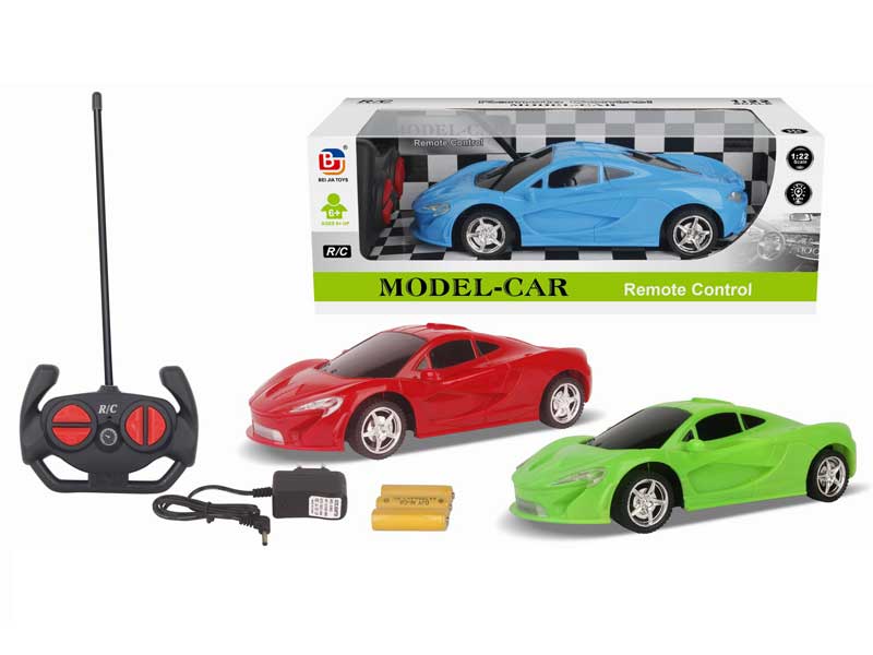 1:22 R/C Car 4Ways W/Charge(3C) toys