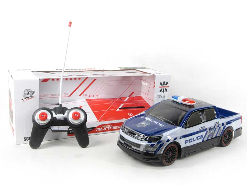 1:14 R/C Police Car 4Ways W/L(2C) toys