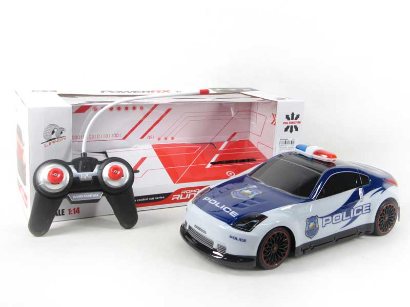 1:14 R/C Police Car 4Ways W/L(2C) toys